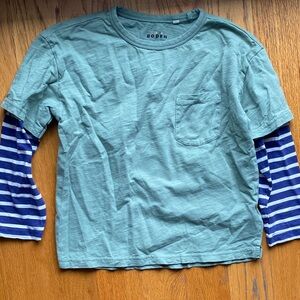 Mini Boden Kids Layered Long Sleeve Tee